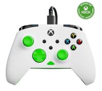 Turtle Beach Rematch Core Blanco/Verde - Mando con cable - Con licencia para Xbox Series XS, Xbox One y PC - Botones de audio, motores de vibración y disparadores de pulso, cable de 3 m