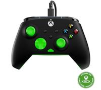 Turtle Beach Rematch Core Negro/Verde - Mando con Cable - con Licencia para Xbox Series XS, Xbox One y PC - Botones de Audio, Motores de vibración y disparadores de Pulso, Cable de 3 m
