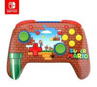 Turtle Beach Rematch Mario Bricks Mando de juego inalámbrico para Nintendo Switch, también funciona con Nintendo Switch 2 (El botón C no está en este controlador)