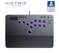 Turtle Beach Victrix Pro KO Leverless All Button Fight Stick for PlayStation 5, Officially Licensed PS5|PS4, Windows 10/11 PC, Customizable eSports Tournament Ready Controller, Gray