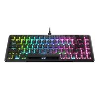 Turtle Beach Vulcan II Mini - 65% optisch-mechanische Gaming-Tastatur mit anpassbarer RGB-Beleuchtung, Tastenduplikator-Technologie, Aluminiumplatte, Schwarz