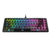 Turtle Beach Vulcan II Mini - 65% optisch-mechanische Gaming-Tastatur mit anpassbarer RGB-Beleuchtung, Tastenduplikator-Technologie, Aluminiumplatte, Schwarz