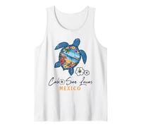 Turtle Cabo San Lucas México Vacaciones Verano Hombres Mujeres Niños Camiseta sin Mangas