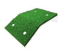 Turtle Docks, Turtle Basking, Compact Design Grass Texture Easy Setup Sturdy Build Non-Slip Surfaces Natural Look Pet Friendly Water Resistant, Tortoise for Home, Pet Shops