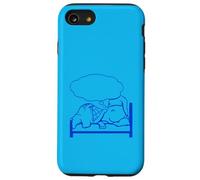Turtle Dreaming Bubble Sleeping Hat Bed Good Canred Night Fun Carcasa para iPhone SE (2020) / 7 / 8