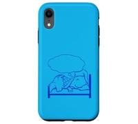 Turtle Dreaming Bubble Sleeping Hat Bed Good Canred Night Fun Carcasa para iPhone XR