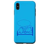 Turtle Dreaming Bubble Sleeping Hat Bed Good Canred Night Fun Carcasa para iPhone XS Max