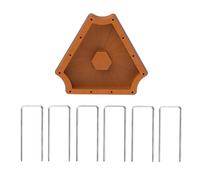 Turtle Feeder - Tortoise Water Bowl - Lizard Water Bowl Tortoise Feeder | Triangle Reptile Feeding Dish with Detachable Fence for Bearded Dragon Gecko Hermit Crab Snakes Lizard Frogs
