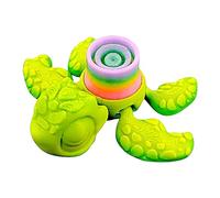 Turtle Figurines, Glow in The Dark 3D Printed Turtle, Articulated Fidget Animal Toys, Ideal for Adults, Men, Women, Birthday, Home Decorations, 2.76x3.15x1.18 Inches