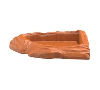 Turtle Food Bowl, Spill-Proof Turtle Water Food Dish, Bearded Dragon Pool Basin For Aquarium, Tank Terrarium For Gecko, Snake, Bearded Dragon