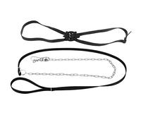 Turtle Harness Leash Adjustable | Skin Friendly Pet Harness for Turtles/Lizards | Outdoor Reptile Leash with Finger Loop | Soft Polyester & Fleece Material (L(330 X 184mm / 12.99 X 7.24in))