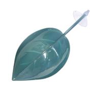 Turtle Leaf Basking Resting Terrace, Suction Cups Tank Accessories for Dwarf Frogs, Leopard Gecko, Toads, Leaf-Shaped Amphibian Decor, Pet Climbing