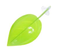 Turtle Leaf Basking Resting Terrace, Suction Cups Tank Accessories for Dwarf Frogs, Leopard Gecko, Toads, Leaf-Shaped Amphibian Decor, Pet Climbing