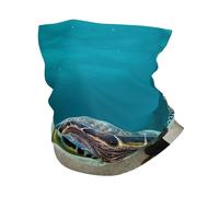 Turtle Marina Buceando Bajo El Agua Hombre Mujer Bufanda Tubular Multifunción Calentador De Cuello Protección UV Bandana para Moto Verano Deportes Ciclismo