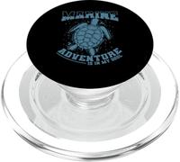 Turtle Marine Adventure está en mi Alma PopSockets PopGrip para MagSafe