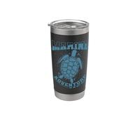 Turtle Marine Adventure está en mi alma Vaso térmico de acero inoxidable de doble pared