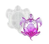 Turtle Mold 3D Silicone Easy Release Realistic Turtle Resin Mold