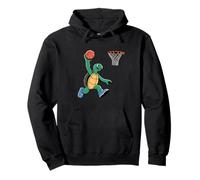 Turtle Playing Sports Wild Animal Turtles Basketball Sudadera con Capucha