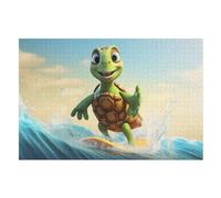 Turtle Puzzle Games for Adults Y Niños - for Creativity And Mindfulness - Challenging Jigsaw Puzzles 1000 Piezas for Family (75×50cm)