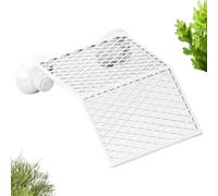 Turtle Ramp, Suction Cup Large Iron Basking Platforms, Fish Tank Ramp with Hole for Easy Climbing, Durable Aquarium Accessory, Tortoise Lizard Frog Reptile Pool Stimulation and Boredom Relief