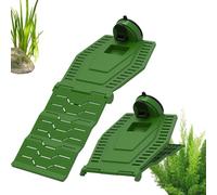Turtle Ramp, Tortoise Climbing Ladder, Foldable Habitat, Reptile Resting Terrace, Sturdy Aquarium Accessory for Gecko, Spider, Frog, and Fish Tank Environments