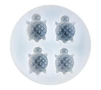 Turtle Resin Mold, 4 Turtles Silicone Molds for Resin Pendants, Keychains, Earrings, Art Jewelry Making Casting SuppliesTurtle Mold