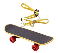 Turtle Rope, Skateboard Set, Harness Adjustable Accessories, Small Pet Turtles Trainer, Reptile Walking Toy, Chameleon Bearded Dragon Iguana Trainer, Fun Pet Exercise Gear, 2pcs