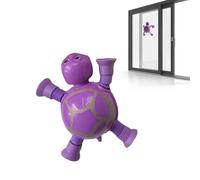 Turtle Shaped Fidget Toy - Calming Suction Tube Gadget, Sensor Toys with Soft Flexible Material, Silicone Build with , Toy Stress Relief Accessory, Hand Exercise for Travel Home Commuting