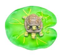 Turtle Statue, Resin Ornament, 4.13x2.36x4.33 Inches Weatherproof Insight Design, Funny Tool with Balance, Animal Figurine Accessory for Outdoor Yard Patio Lawn, Home Accessories for Landscape Pools