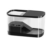 Turtle Tank - ABS Fish Tank | Acuario De Tortugas De Doble Capas | Terrario De Recinto De Reptil De Alta Transparencia | Hábitat De Reptil De Mascotas Para Ranas Lagartos Criando Geckos Serpientes Tor