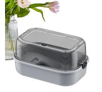 Turtle Tank - Aquario De Tortugas De 44x29 Cm | Tistana De Pescado Acuático | Kit De Acuario De Tortugas De Vista Completa | Área De Múltiples Funciones Impresionantes Kits De Tanque De Hábitat Escena