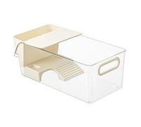 Turtle Tank - Clear Area Habitat Basking Stage for Crayfish, Crabs, Gecko, Amphibians, Fishes, Small Pets with Multi-Function Swimming and Resting Zone, Transparent Build, Indoor Home Use