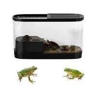 Turtle Tank - Turtle Aquarium | Reptiles | Carcasa para reptiles de alta transparencia | Terrario | Reptiles de crecimiento - Terrario | Prevenir acuario para mascotas