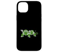 Turtle Team Buena Mala Conciencia Ángel Diablo Cielo Diversión Infierno Carcasa para iPhone 14 Plus