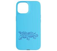 Turtle Team Buena Mala Conciencia Ángel Diablo Cielo Diversión Infierno Carcasa para iPhone 15