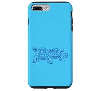 Turtle Team Buena Mala Conciencia Ángel Diablo Cielo Diversión Infierno Carcasa para iPhone 7 Plus/8 Plus