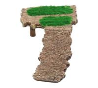Turtle Terrace, Reptile Ramp, Turtle Tank Accessories, Climbing Ladder for Tortoise, Lizard, Terrapin & Frog, Habitat Decor, Aquarium Supplies, Design 3.15x5.51x1.77 Inches