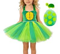 Turtle Tutu Costume, Green Animal Cosplay Outfit With Headband And Skirt Set Comfortable Novelty Fancy Dress Costume For Kids Adults Stage Performance Birthday Festival Party Photography Use