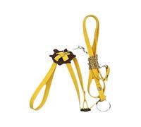 Turtle Walk Leashes, Adjustable Harness, Leashes PU Leather Outdoor Control Rope, Multi-Color Soft Harness Strap Chest Collar for Tortoise, Yellow, Light Red