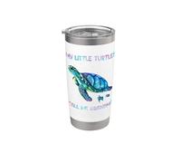 Turtle Watercolor Sea Ocean My Turtles Call Me Grandma Vaso térmico de acero inoxidable de doble pared