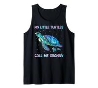 Turtle Watercolor Sea Ocean My Turtles Call Me Granny Camiseta sin Mangas