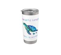 Turtle Watercolor Sea Ocean My Turtles Call Me Mommy Vaso térmico de acero inoxidable de doble pared