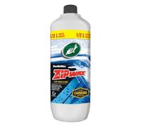 Turtle Wax 52880 Zip Wax Champú para coches, 1 l - Elimina manchas y suciedad incrustada sin necesidad de aclarado - Lavado de coches de doble acción con cera de carnauba