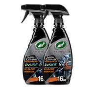 Turtle Wax 54219 Hybrid Solutions Ceramic Graphene Inside Job, limpiador y protector interior de automóvil, eliminador de olores, funciona en cuero, vinilo, plástico y goma, 16 onzas líquidas (paquete