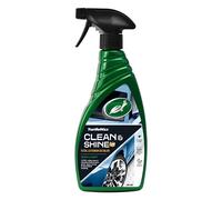 Turtle Wax Clean & Shine Total Exterior Detailer 500 ml - Tecnología de polímero de bloqueo de suciedad, limpieza sin arañazos, enriquecido con cera y acabado protector. Elimina el polvo ligero y la
