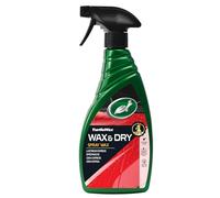 Turtle Wax 52876 Wax It Dry Car Wax Spray - 500 ml, fácil aplicación en un solo paso para brillo y protección, fórmula de carnauba y polímero, resistente al agua, sin rayas, acabado de alto brillo
