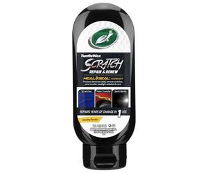 Turtle Wax Reparador y Renovador de Rayones, Removedor de Rayones para Coches, Elimina Marcas de Remolino, Transferencia de Pintura, Oxidación de Faros, Eliminador de Manchas de Agua para Coches,286ml