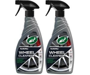 TURTLE WAX TW52879 Limpia Llantas en Spray, Acción Rápida, No daña, Elimina Suciedad para un Brillo como Nuevo, 500 ml, Ruedas (Paquete de 2)