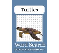 Turtle Word Search Puzzle Book: Word Searches with Easy to Read Print about Turtles, Tortoises, Sea life and More | 6x9 inches, 110 pages | 50+ Puzzles ... Gift for Vacations, Holidays, and Spare Time