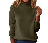 Turtleneck Sweater Women Long Sleeve Casual Knitted Pullover Wool Warm Cozy Tops Cashmere Sweaters Fall Winter Clothes